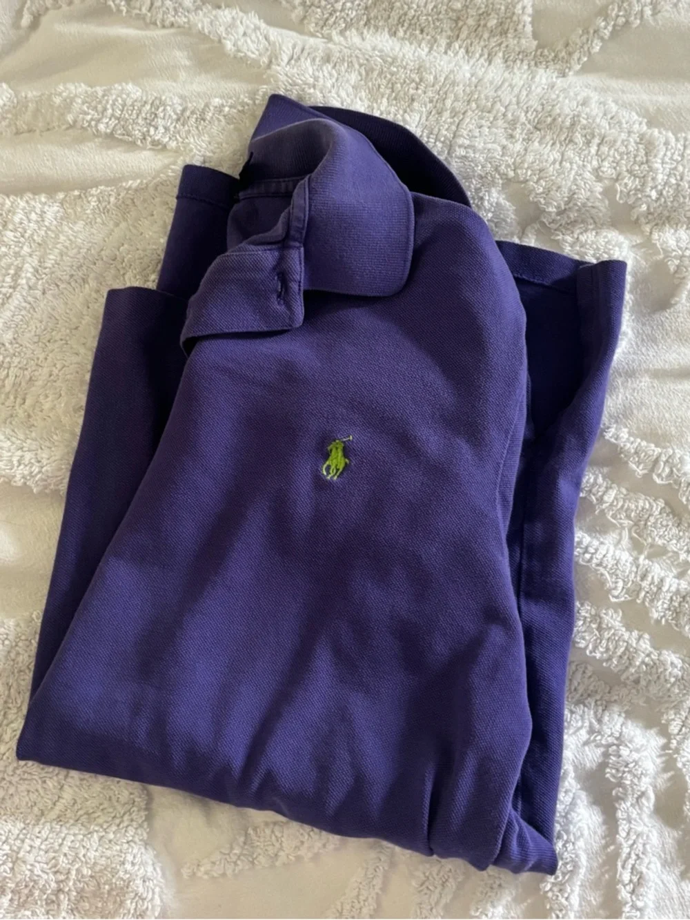 Ralph Lauren Purple Polo with Green Pony Embroidery - Picture 16 of 16